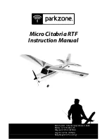 Предварительный просмотр 1 страницы PARKZONE Micro Citabria RTF Instruction Manual