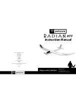 PARKZONE Radian RTF Instruction Manual preview