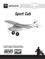 PARKZONE Sport Cub Instruction Manual preview