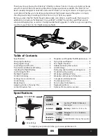 Preview for 3 page of PARKZONE Ultra Micro Pole Cat Instruction Manual