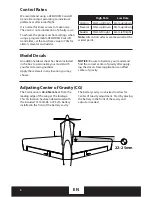 Preview for 8 page of PARKZONE Ultra Micro Pole Cat Instruction Manual