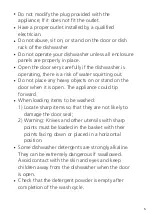 Preview for 7 page of Parmco DW45SP Installation And Operating Instructions Manual