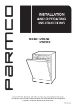 Parmco DW6SE Installation And Operating Instructions Manual preview