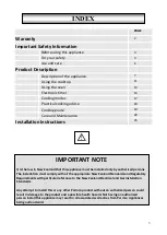 Preview for 4 page of Parmco FS 600-OBS Installation And Operating Instructions Manual