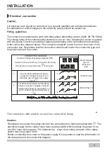 Preview for 10 page of Parmco FS60WP4 Installation And Operating Instructions Manual