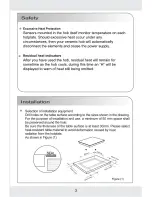 Preview for 4 page of Parmco HO-4-6NF-CER Installation And Operating Instructions Manual