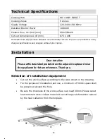 Preview for 26 page of Parmco HO-4-9NF-INDUCT Installation And Operating Instrictions