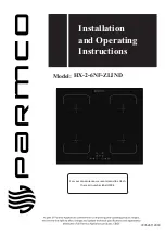 Parmco HX-2-6NF-ZLIND Installation And Operating Instructions Manual preview
