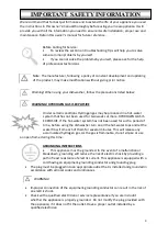 Preview for 5 page of Parmco PD45-SLIM-SS-1 Installation And Operating Instructions Manual