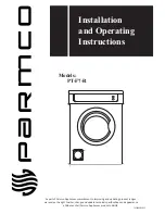 Предварительный просмотр 1 страницы Parmco PT-F7-R Installation And Operating Instructions Manual