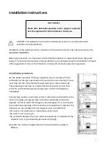 Предварительный просмотр 10 страницы Parmco Verso 4G Installation And Operating Instructions Manual