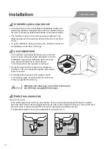 Предварительный просмотр 10 страницы Parmco WM10WF02 Installation And Operating Instructions Manual