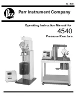 Предварительный просмотр 1 страницы Parr Instrument 4540 Operating Instructions Manual