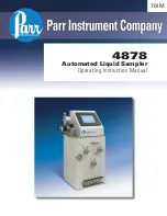 Предварительный просмотр 1 страницы Parr Instrument 4878 Operating Instructions Manual