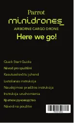 Parrot Minidrones AIRBORNE CARGO Quick Start Manual preview