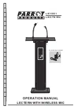 Parrot Products LE1001 Operation Manual предпросмотр