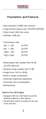 Preview for 4 page of Parrot Products VC0001 User Manual