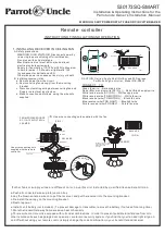 Предварительный просмотр 9 страницы Parrot Uncle 530173SQ-SMART Use And Care Manual