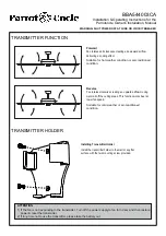 Preview for 8 page of Parrot Uncle BBA544003CA Use And Care Manual