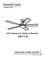 Предварительный просмотр 1 страницы Parrot Uncle BBCF235 Owner'S Manual