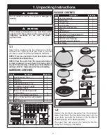 Предварительный просмотр 3 страницы Parrot Uncle BBCF235 Owner'S Manual