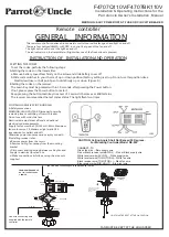 Предварительный просмотр 10 страницы Parrot Uncle F4707BK110V Use And Care Manual