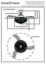 Предварительный просмотр 12 страницы Parrot Uncle F4707BK110V Use And Care Manual