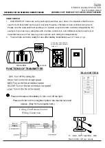 Предварительный просмотр 7 страницы Parrot Uncle F6209 Installation & Operating Instructions Manual