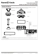 Предварительный просмотр 2 страницы Parrot Uncle F6225 Installation & Operating Instructions Manual