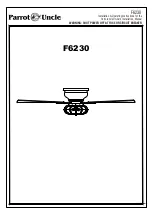 Parrot Uncle F6230 Installation & Operating Instructions Manual предпросмотр