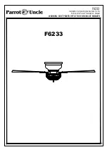 Предварительный просмотр 1 страницы Parrot Uncle F6233 Installation & Operating Instructions Manual