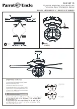 Предварительный просмотр 7 страницы Parrot Uncle F6238110 Installation & Operating Instructions Manual