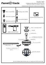 Предварительный просмотр 2 страницы Parrot Uncle F6272110V Installation & Operating Instructions Manual