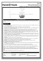 Parrot Uncle F6279 Installation & Operating Instructions preview