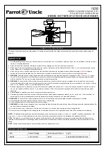 Предварительный просмотр 1 страницы Parrot Uncle F6280 Installation & Operating Instructions