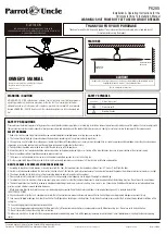 Предварительный просмотр 1 страницы Parrot Uncle F6285 Owner'S Manual