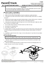 Предварительный просмотр 9 страницы Parrot Uncle F6285 Owner'S Manual