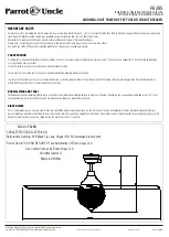 Предварительный просмотр 11 страницы Parrot Uncle F6285 Owner'S Manual