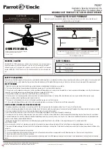 Parrot Uncle F6287 Owner'S Manual предпросмотр