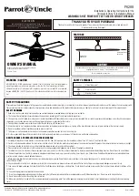 Предварительный просмотр 1 страницы Parrot Uncle F6288 Owner'S Manual