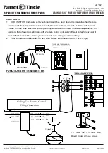 Предварительный просмотр 10 страницы Parrot Uncle F6291 Installation & Operating Instructions Manual