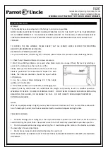 Предварительный просмотр 4 страницы Parrot Uncle F6297 Installation & Operating Instructions