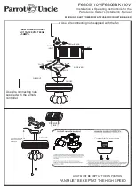 Предварительный просмотр 8 страницы Parrot Uncle F6305110V Use And Care Manual