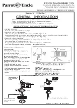 Предварительный просмотр 10 страницы Parrot Uncle F6305110V Use And Care Manual