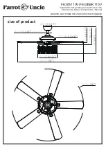 Предварительный просмотр 12 страницы Parrot Uncle F6305110V Use And Care Manual