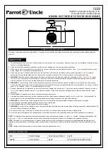 Parrot Uncle F6309 Installation & Operating Instructions предпросмотр