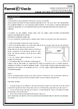 Preview for 4 page of Parrot Uncle F6309 Installation & Operating Instructions