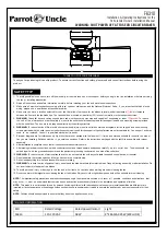 Предварительный просмотр 1 страницы Parrot Uncle F6310 Installation & Operating Instructions