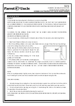 Предварительный просмотр 4 страницы Parrot Uncle F6316 Installation & Operating Instructions