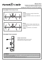 Предварительный просмотр 8 страницы Parrot Uncle F8216110V Use And Care Manual